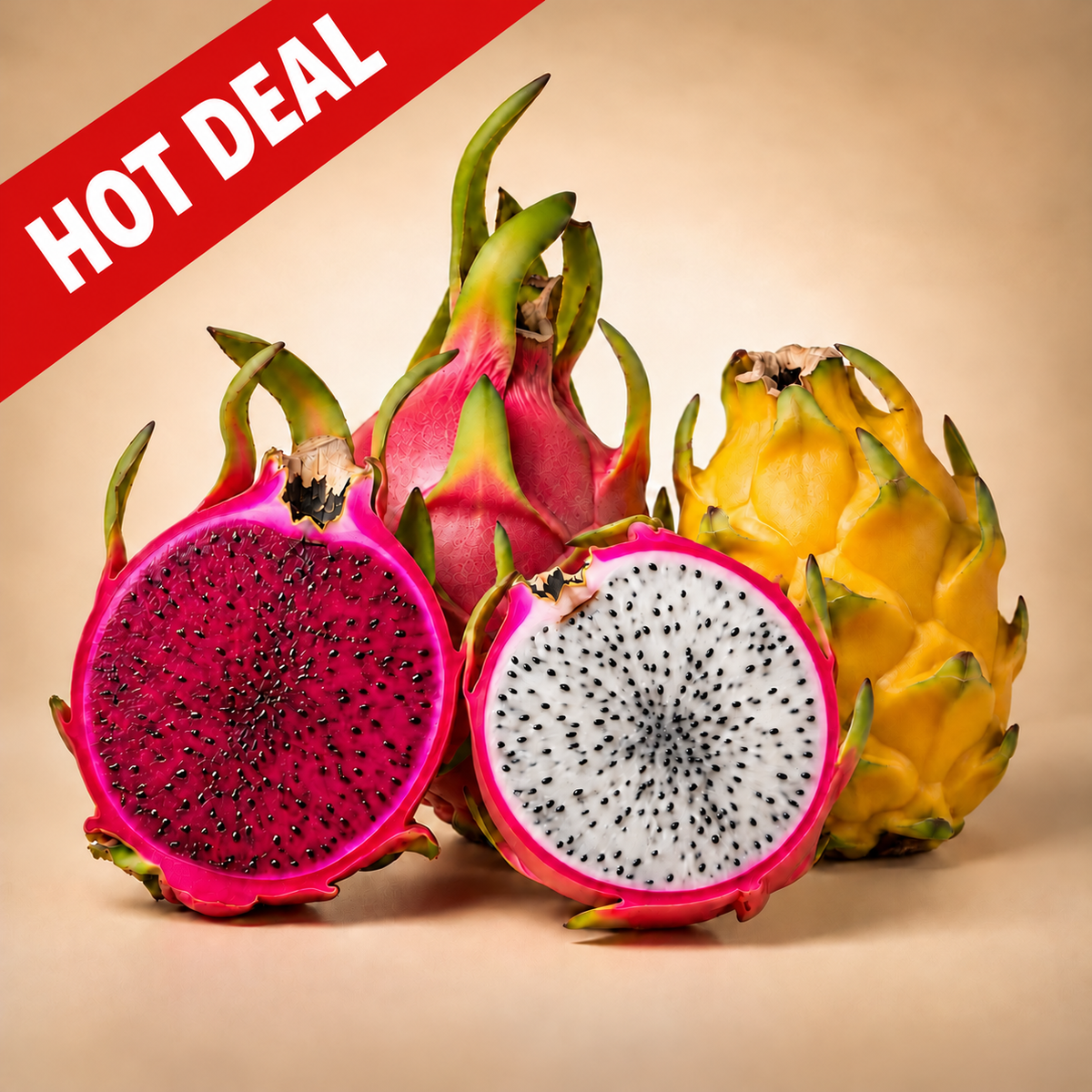 Premium Dragon Fruit Mix (1Kg of each variety)