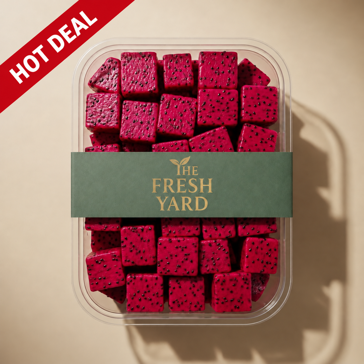 Premium Fresh Red Dragon Cubes