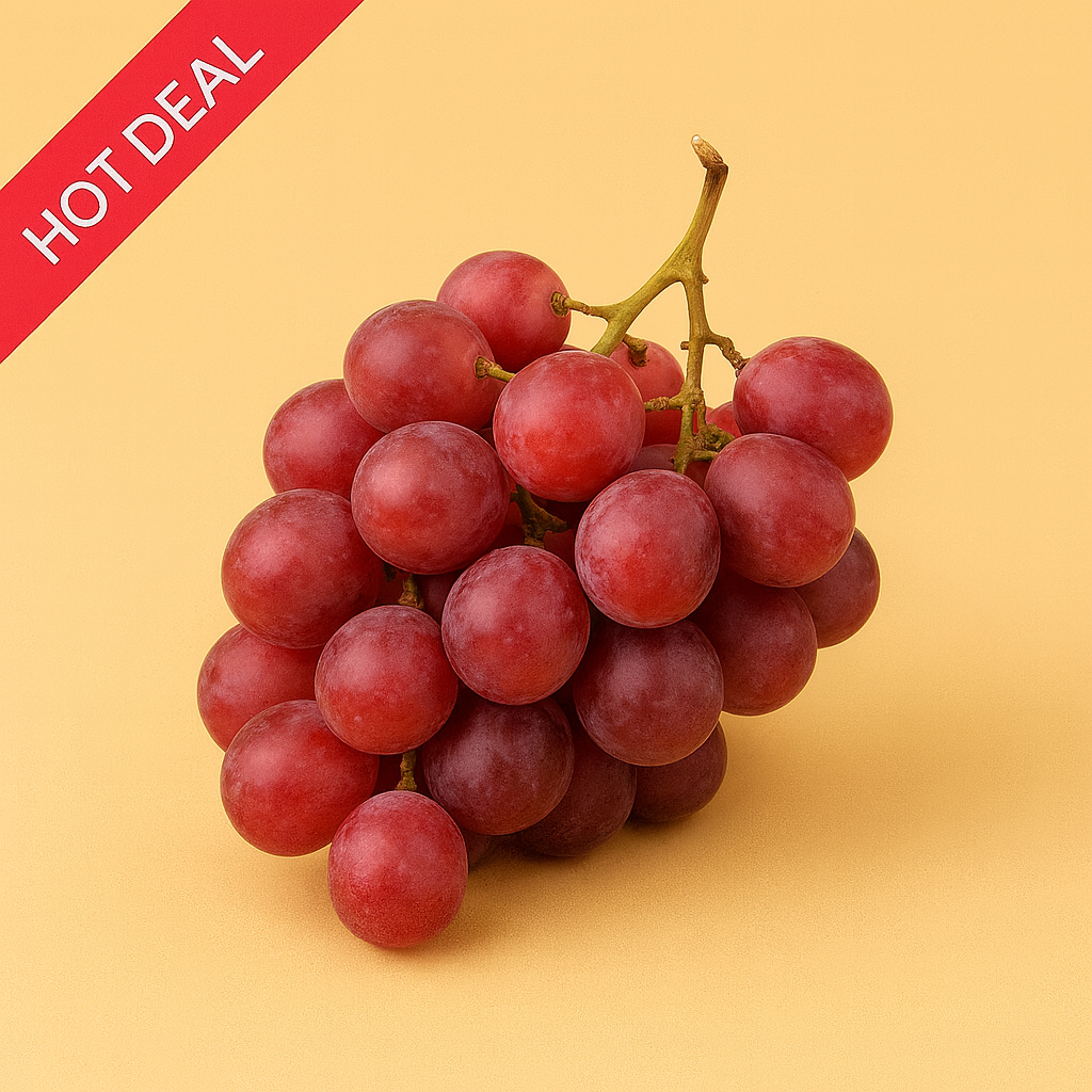 Imported Red Globe Grapes|عـنب لـبناني مـستورد (500G)