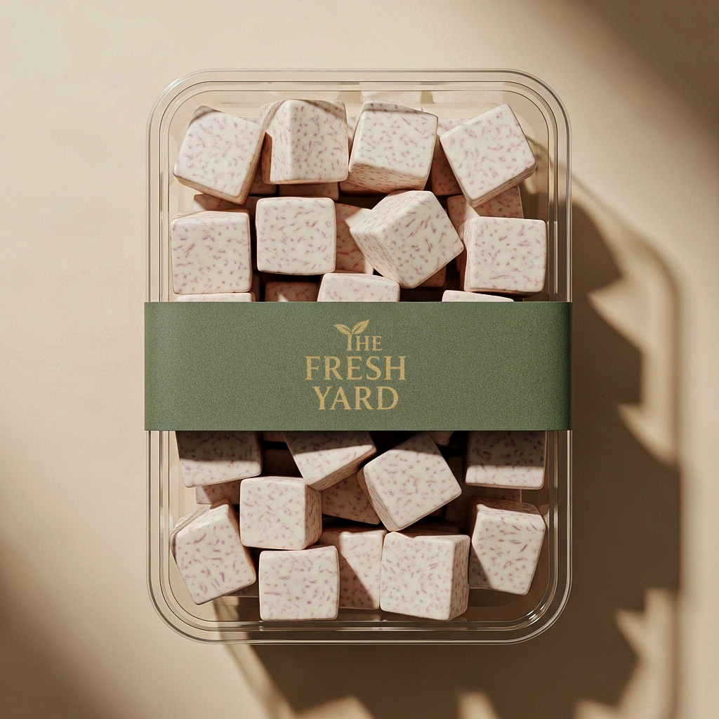 Taro Cubes|قلقـاس مكـعبات