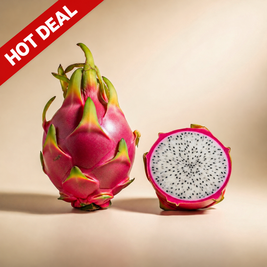 Premium White Dragon fruit|دراجون  (1KG) فروت ابيض فاخر
