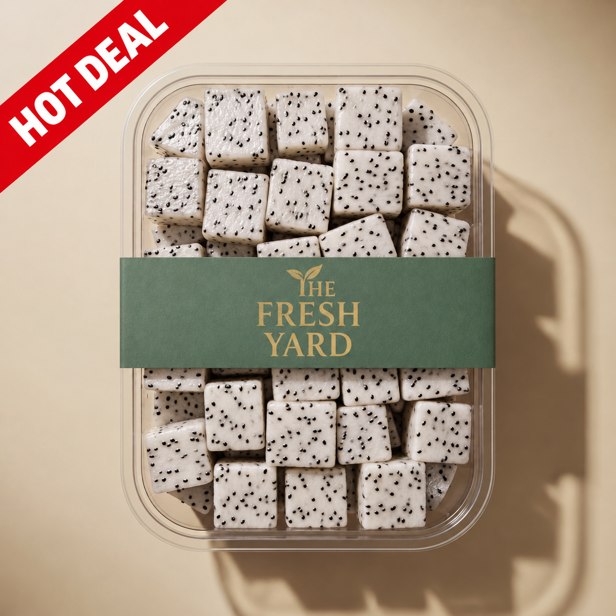 White Dragon Fruit Cubes