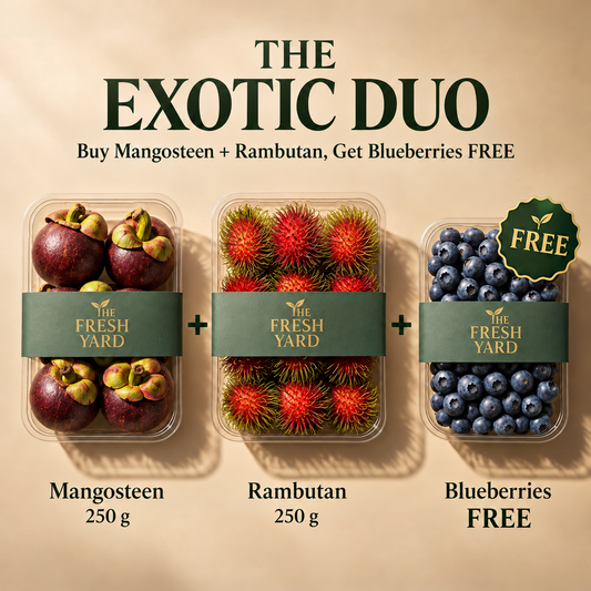 Exotic Duo Offer – Mangosteen & Rambutan + FREE Blueberries
