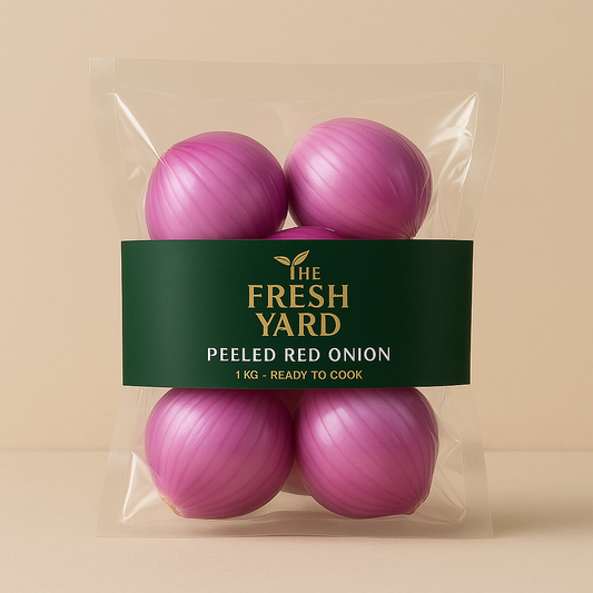 Peeled Red Onion|بصل احمر متقشر (500G)