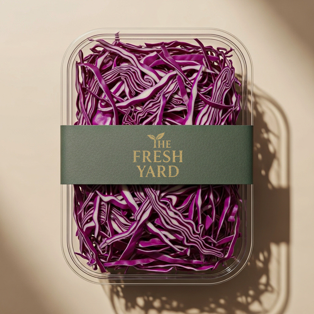 Cut Red Cabbage